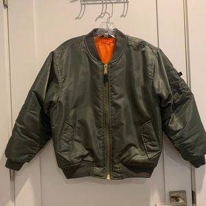 Army Green Surplus Bomber Jacket